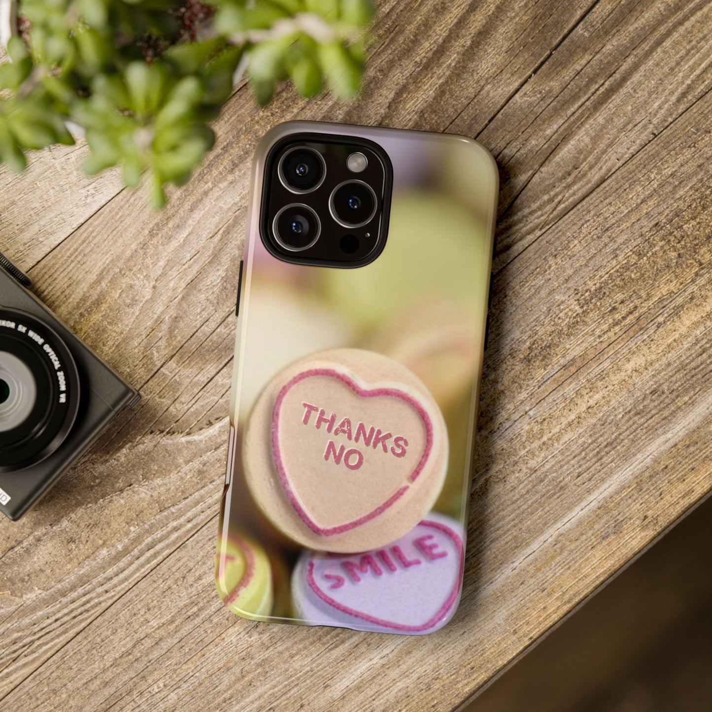 Personalised Love Heart Tough Case for Apple iPhone, Samsung Galaxy and Google Pixel.