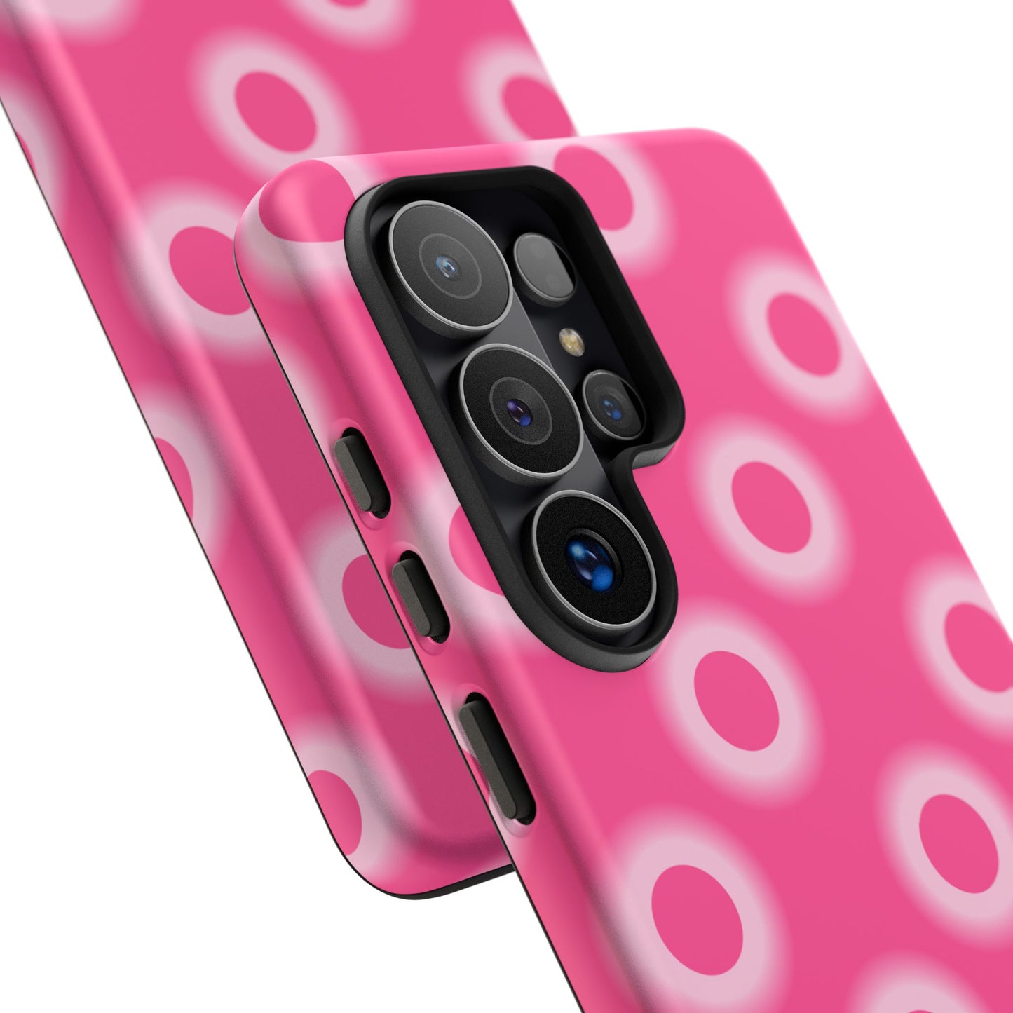 Pink Retro Dot Tough Phone Case