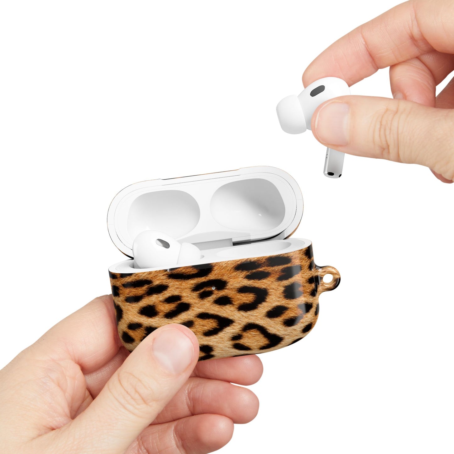 Leopard Fur (not real fur) AirPod Case — Protective Cover (it's not furry)