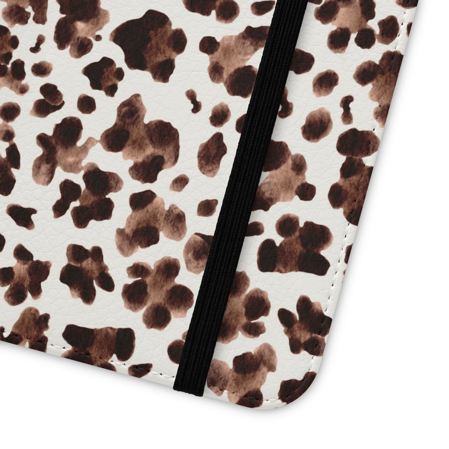 Leopard Print Flip Phone Case — Cardholder Wallet Flip Case