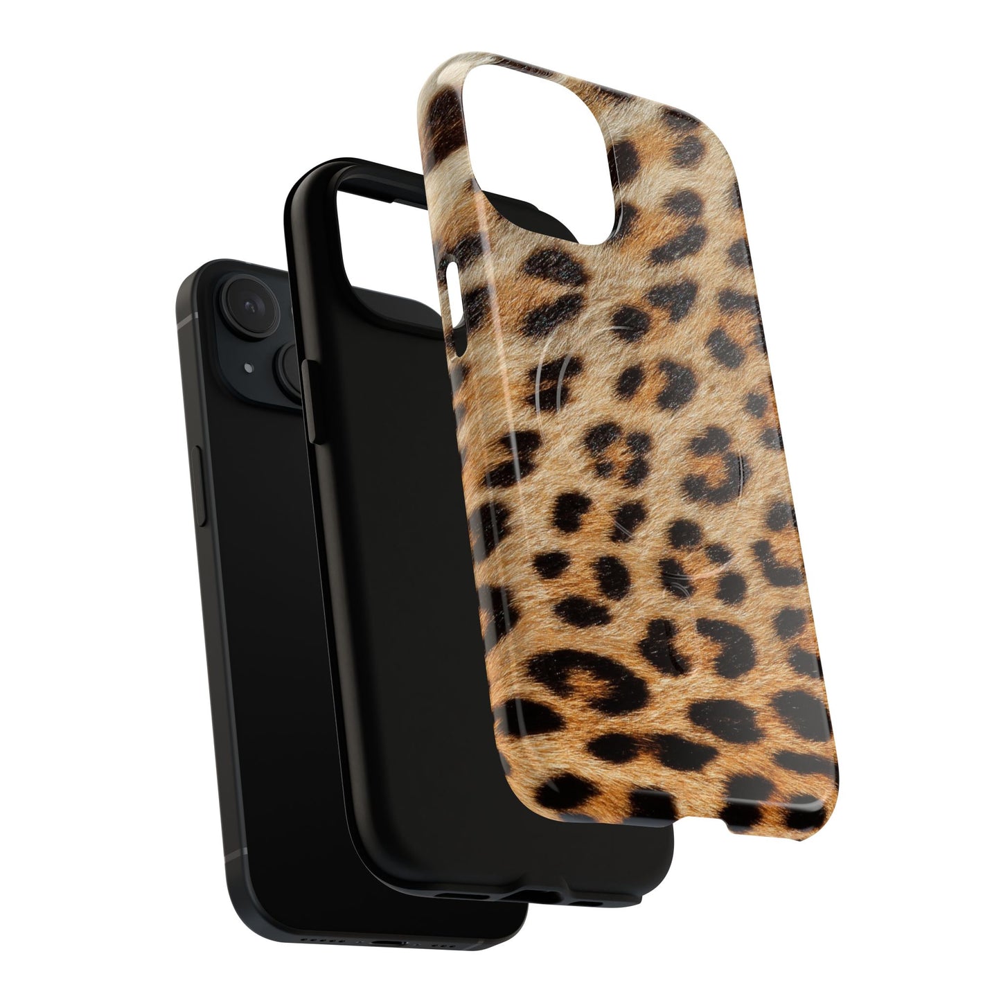 Leopard Fur Magnetic Phone Case — Leopard Fur Tough Protective MagSafe Case