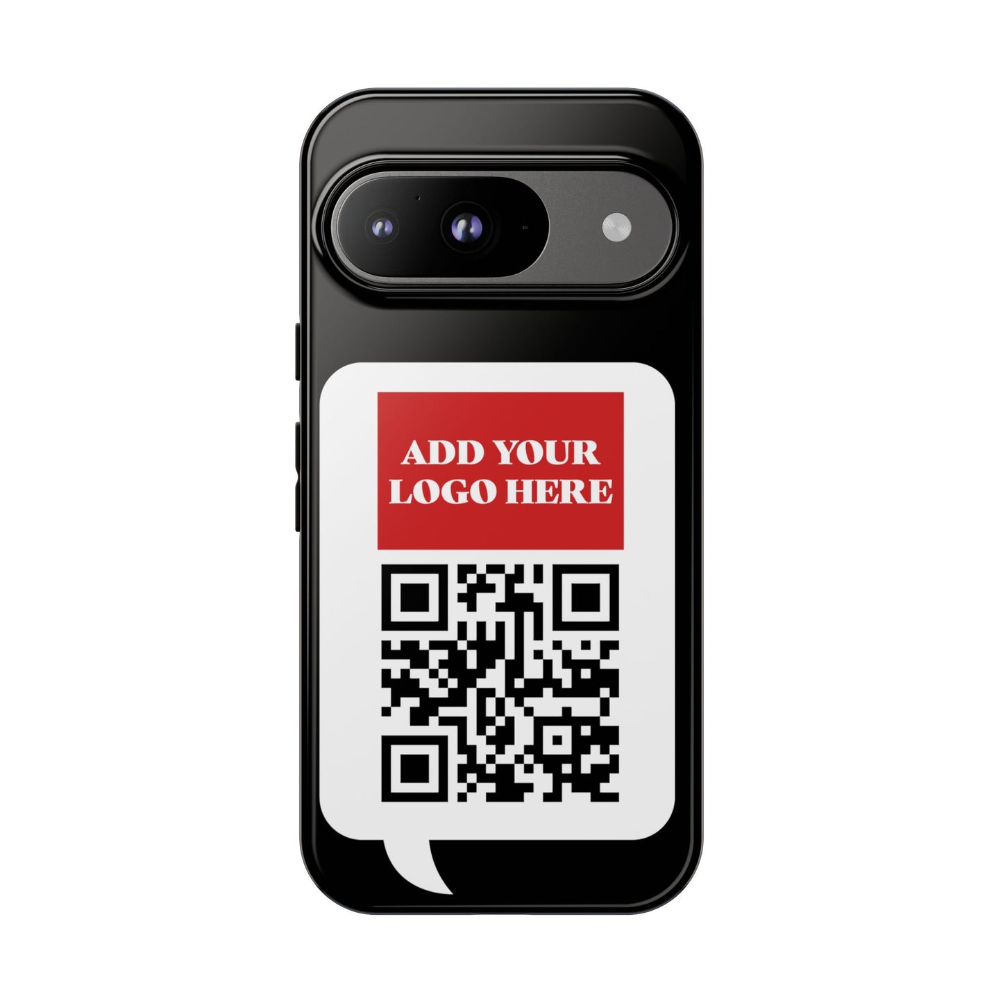 Custom QR Code and Logo Tough Phone Case — Contact Case