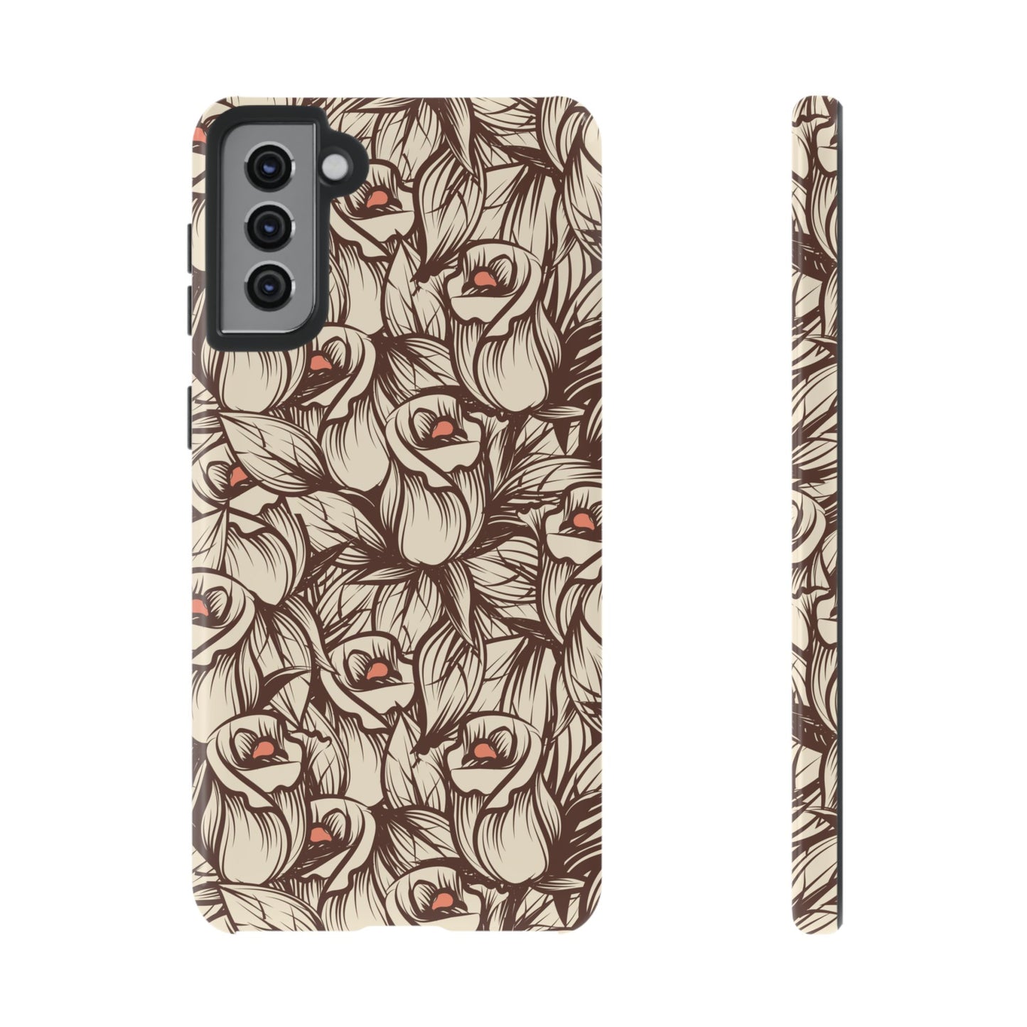 Botanical Pattern Floral Magnolia Tough Phone Case