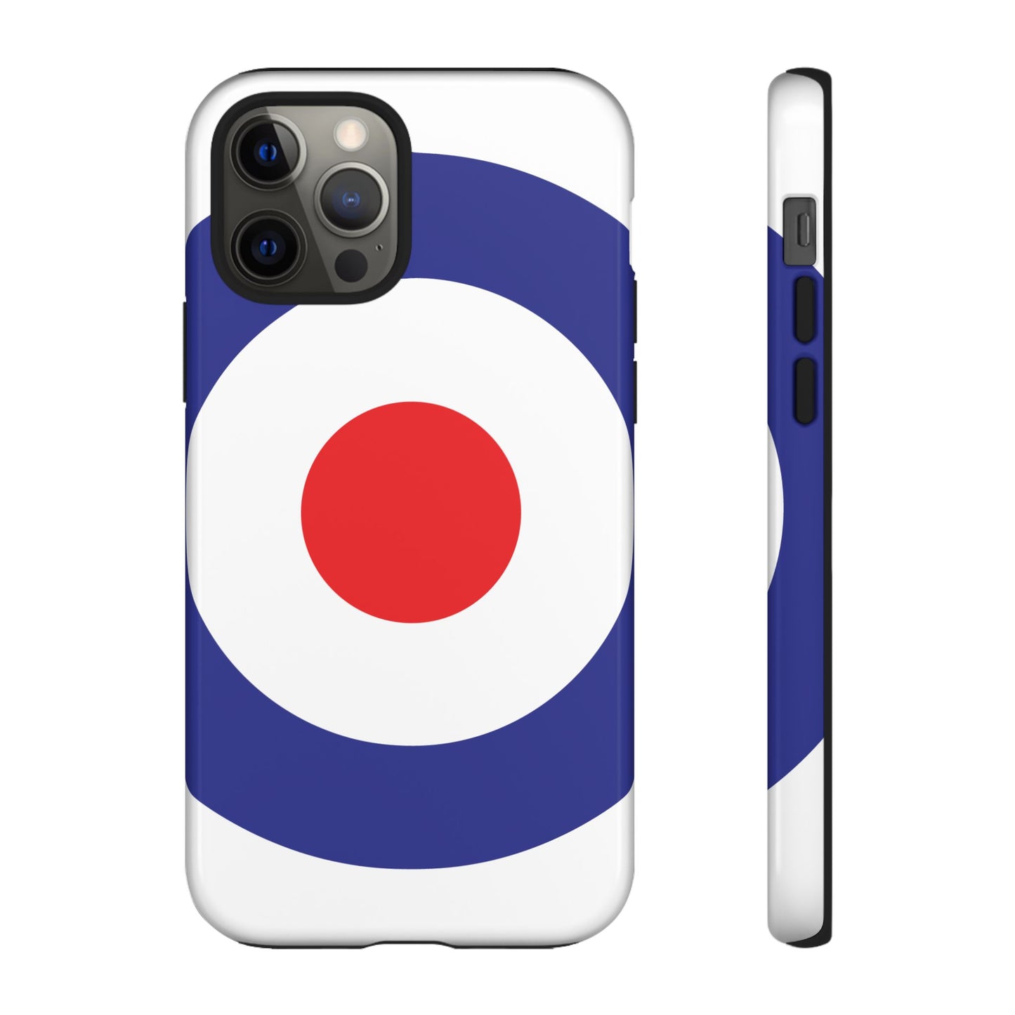 Retro Target Mod Roundel Tough Phone Case for Apple iPhone, Samsung Galaxy and Google Pixel.