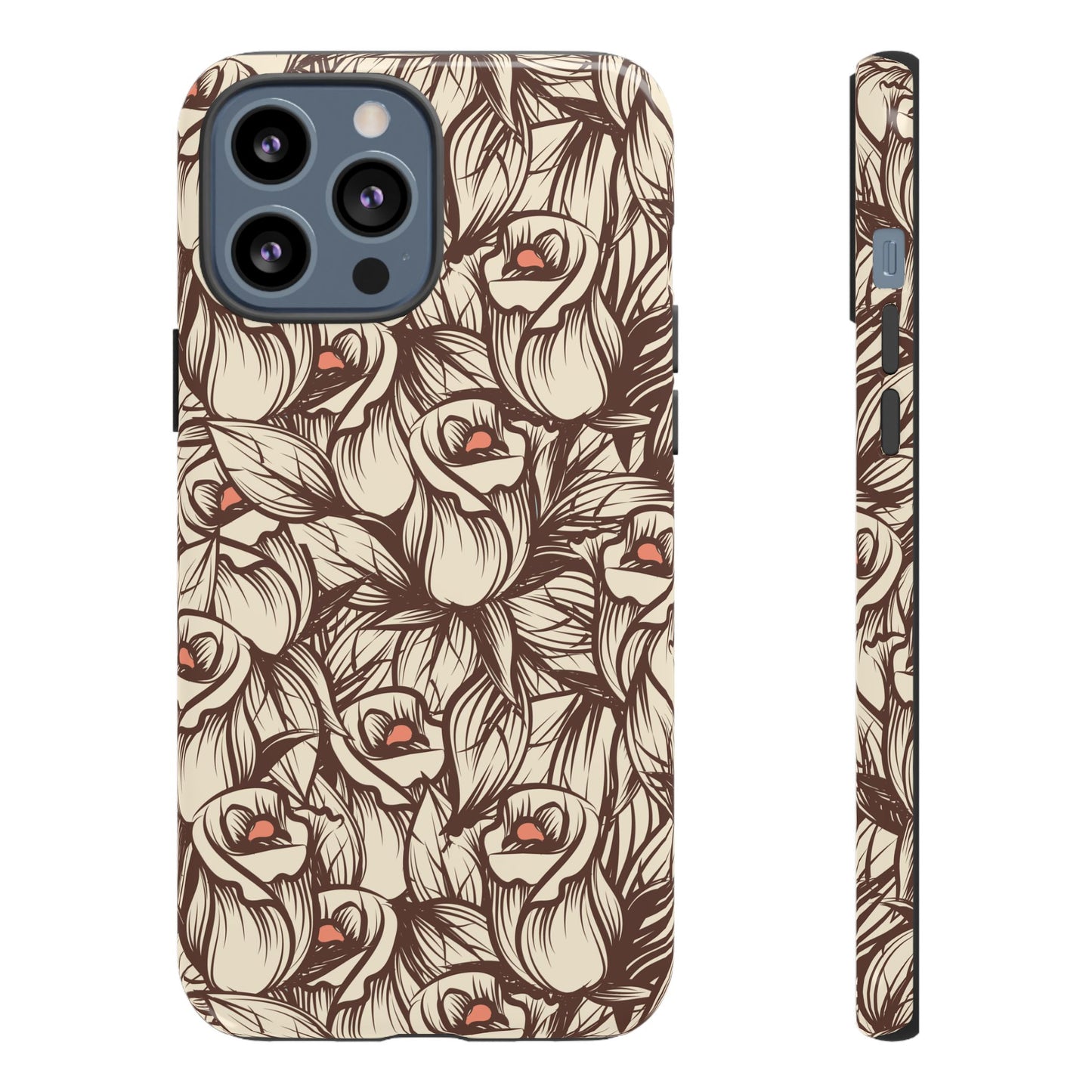 Botanical Pattern Floral Magnolia Tough Phone Case