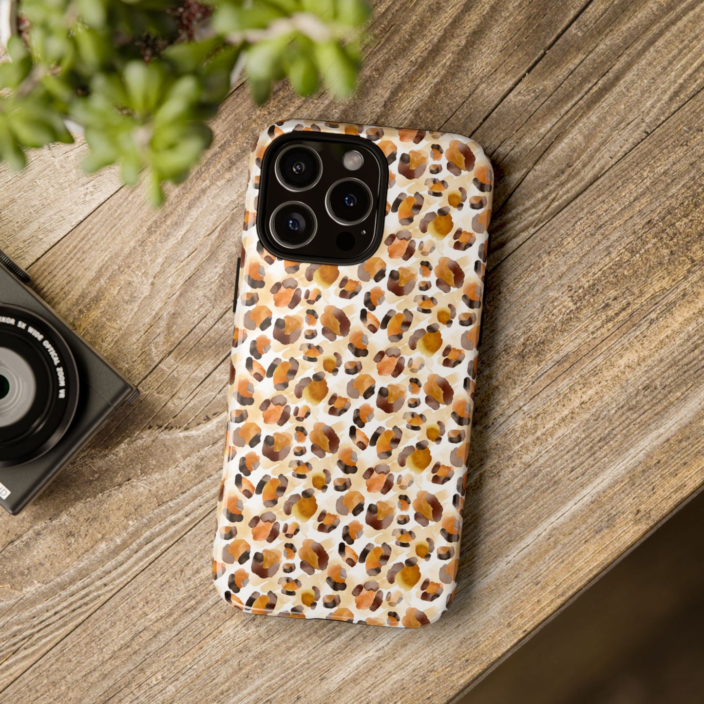 Leopard Print Tough Phone Case