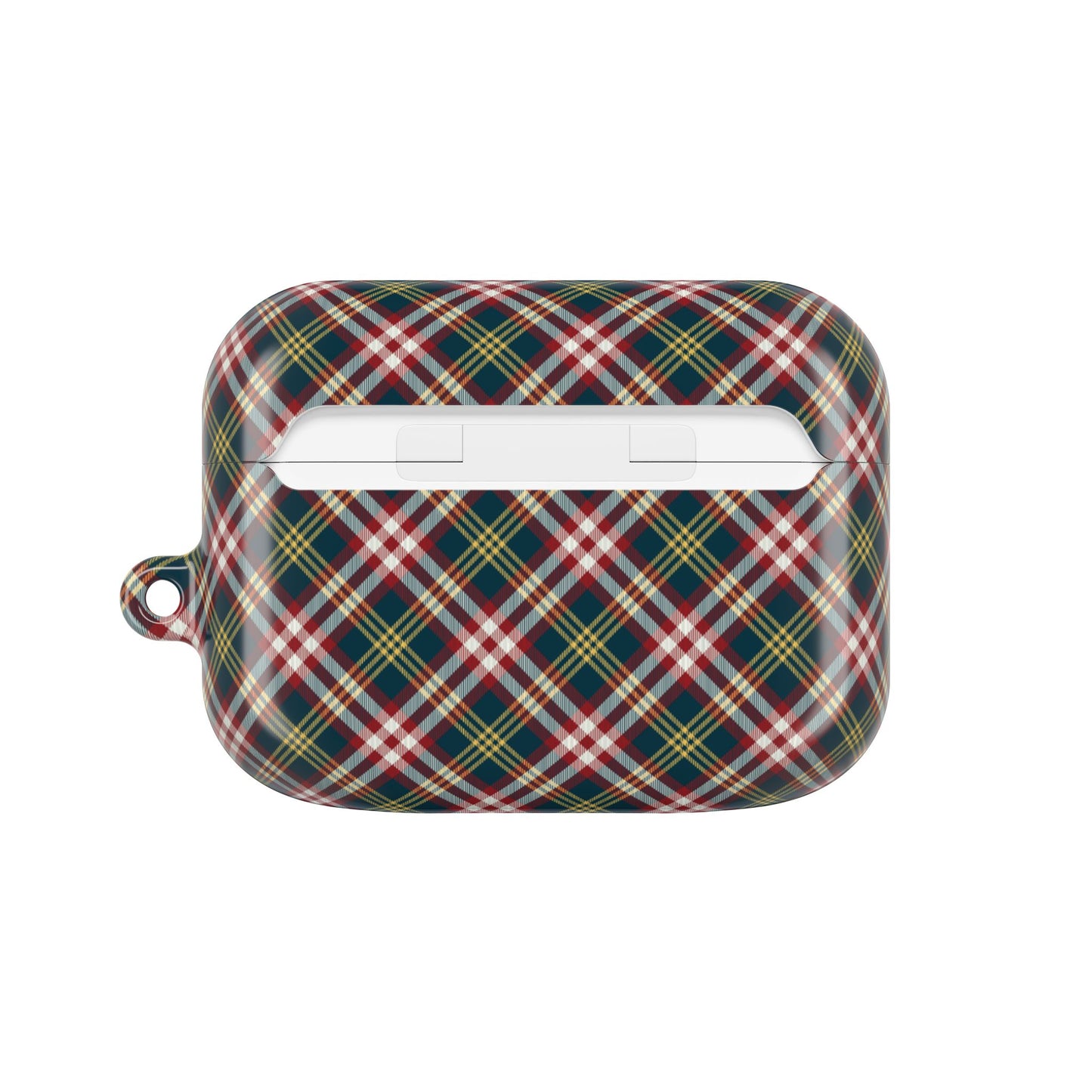 Yellow, Red and Green Tartan AirPod Case — Classic Yellow, Red and Green Plaid Protective Cover