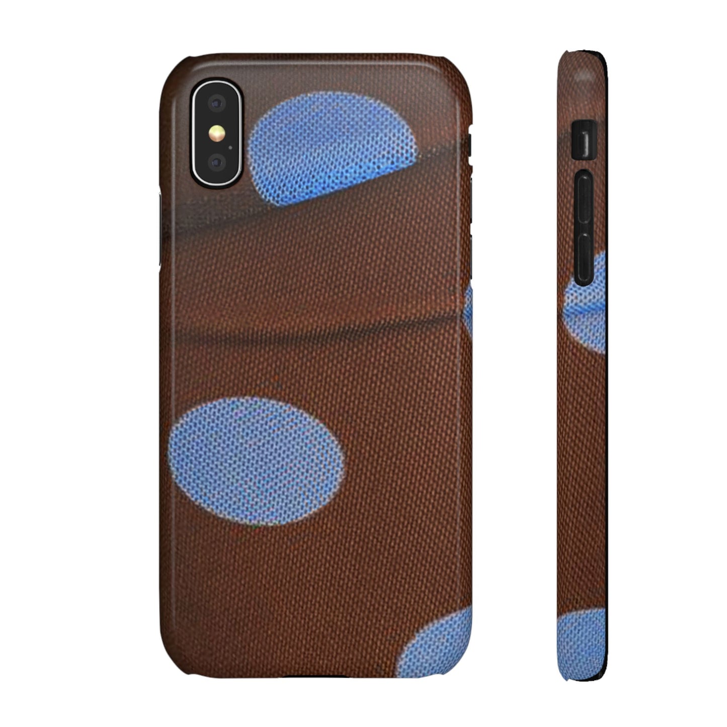 Polka Dot Snap Phone Case for Apple iPhone, Samsung Galaxy and Google Pixel.