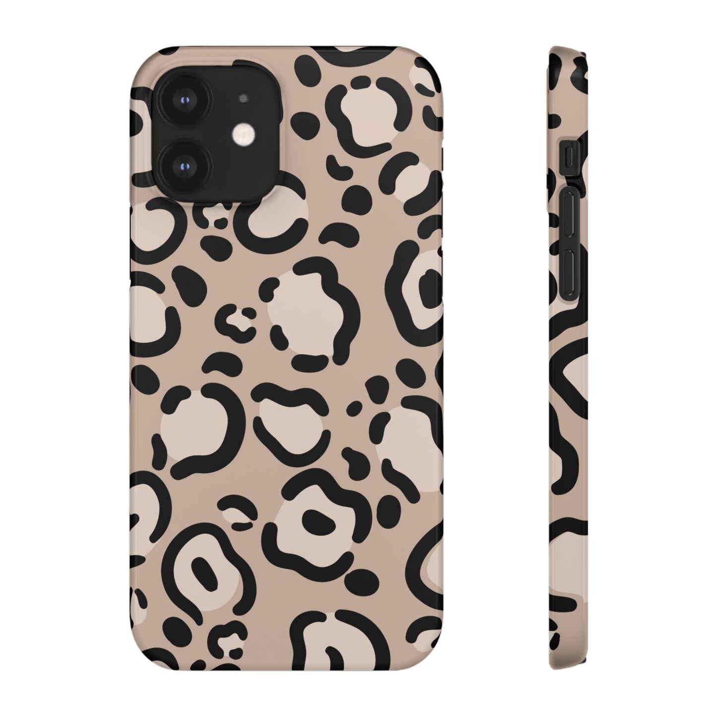 Leopard Print Slim Case — Phone Cover for Apple iPhone, Samsung Galaxy and Google Pixel.