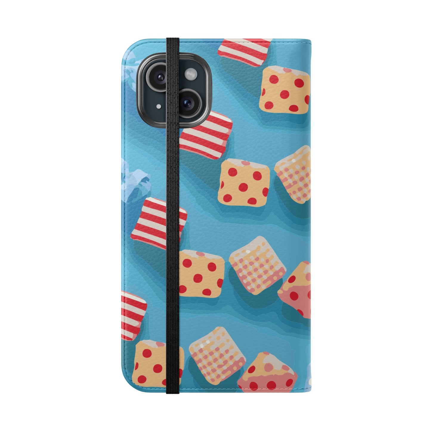 Fabric Candy Flip Phone Case — Candy Wallet Cover NOT EDIBLE CANDY