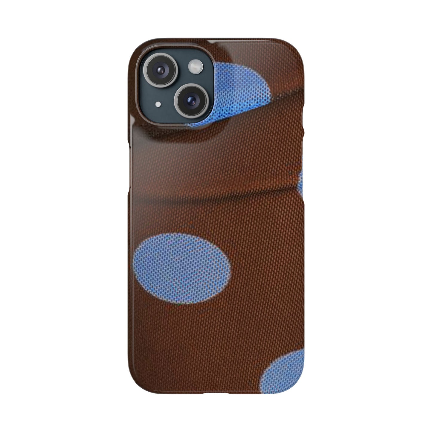 Polka Dot Snap Phone Case for Apple iPhone, Samsung Galaxy and Google Pixel.