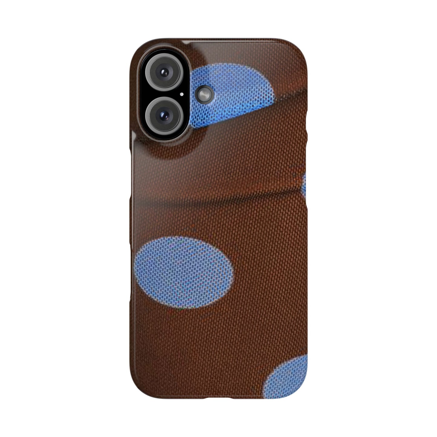 Polka Dot Snap Phone Case for Apple iPhone, Samsung Galaxy and Google Pixel.