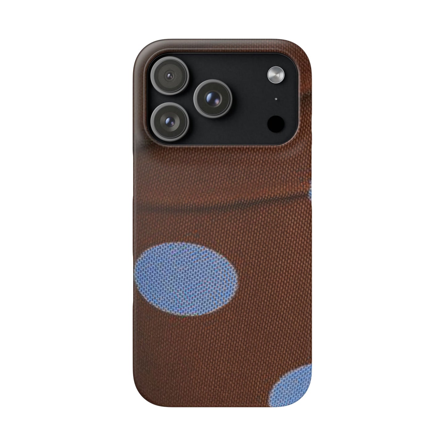 Polka Dot Snap Phone Case for Apple iPhone, Samsung Galaxy and Google Pixel.