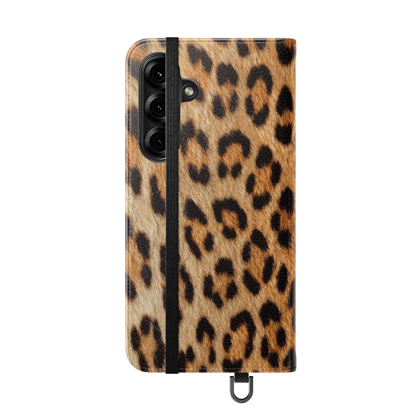 Leopard Fur Flip Phone Case — Leopard Fur Wallet Cover