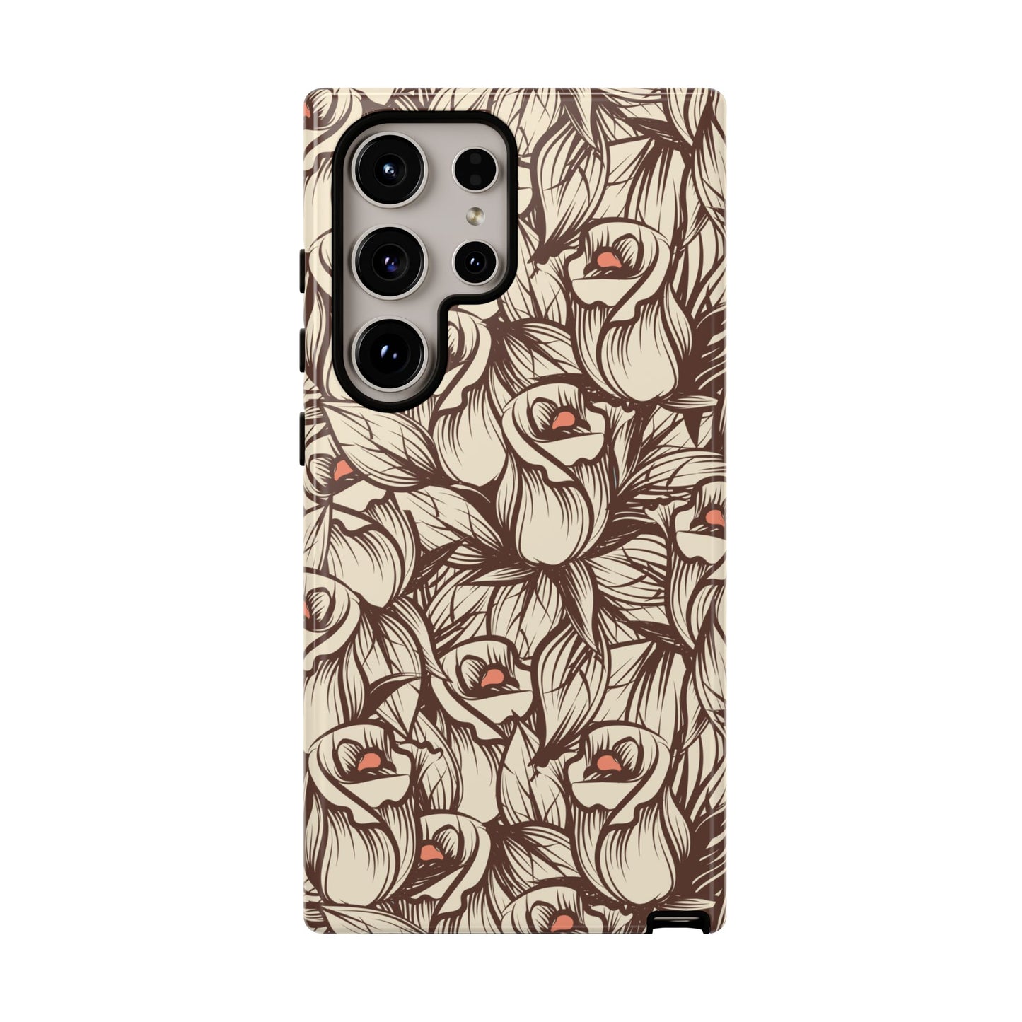 Botanical Pattern Floral Magnolia Tough Phone Case