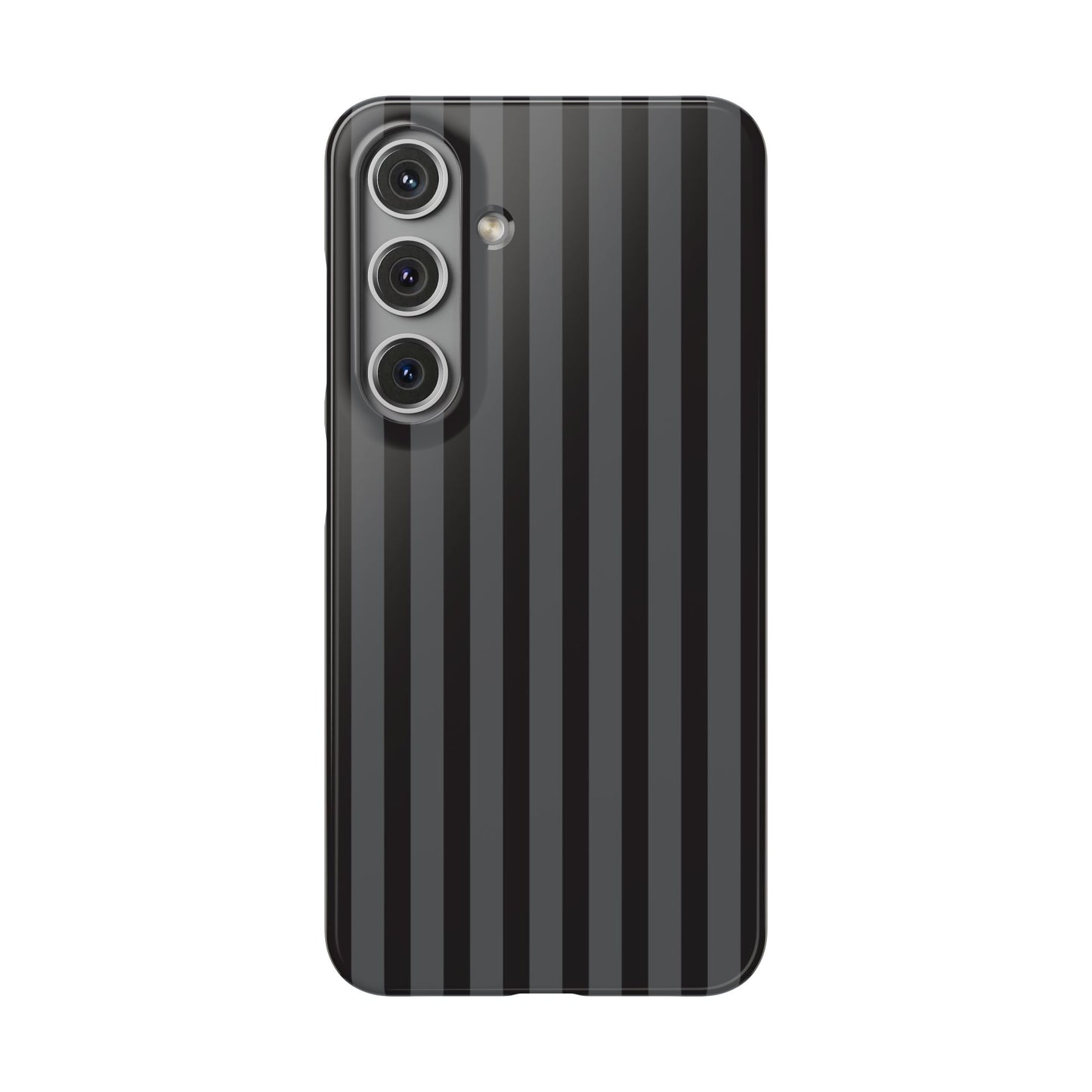 Black Vertical Stripe Snap Phone Case – Slim Protective Cover