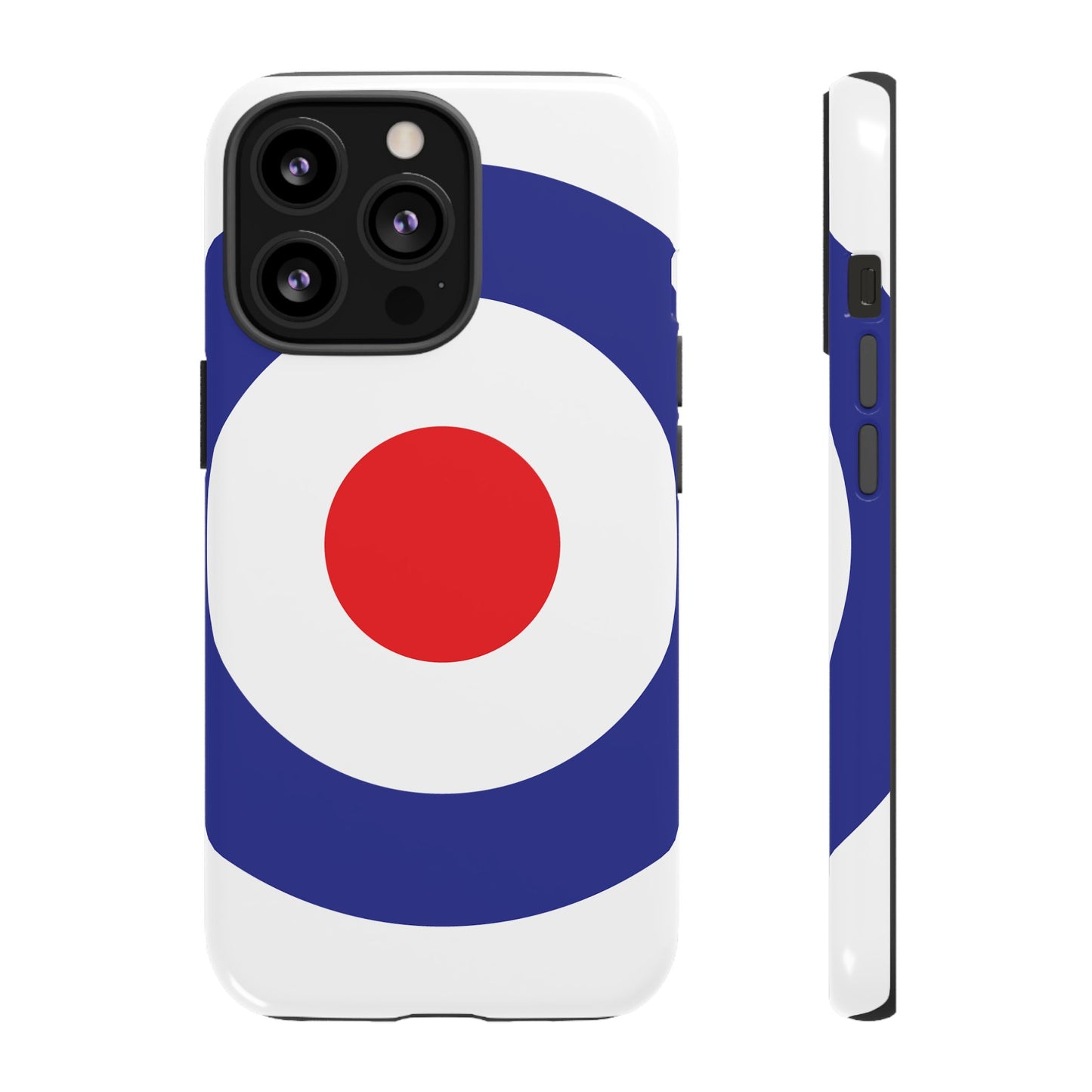 Retro Target Mod Roundel Tough Phone Case for Apple iPhone, Samsung Galaxy and Google Pixel.