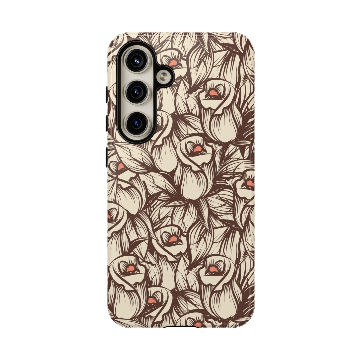 Botanical Pattern Floral Magnolia Tough Phone Case