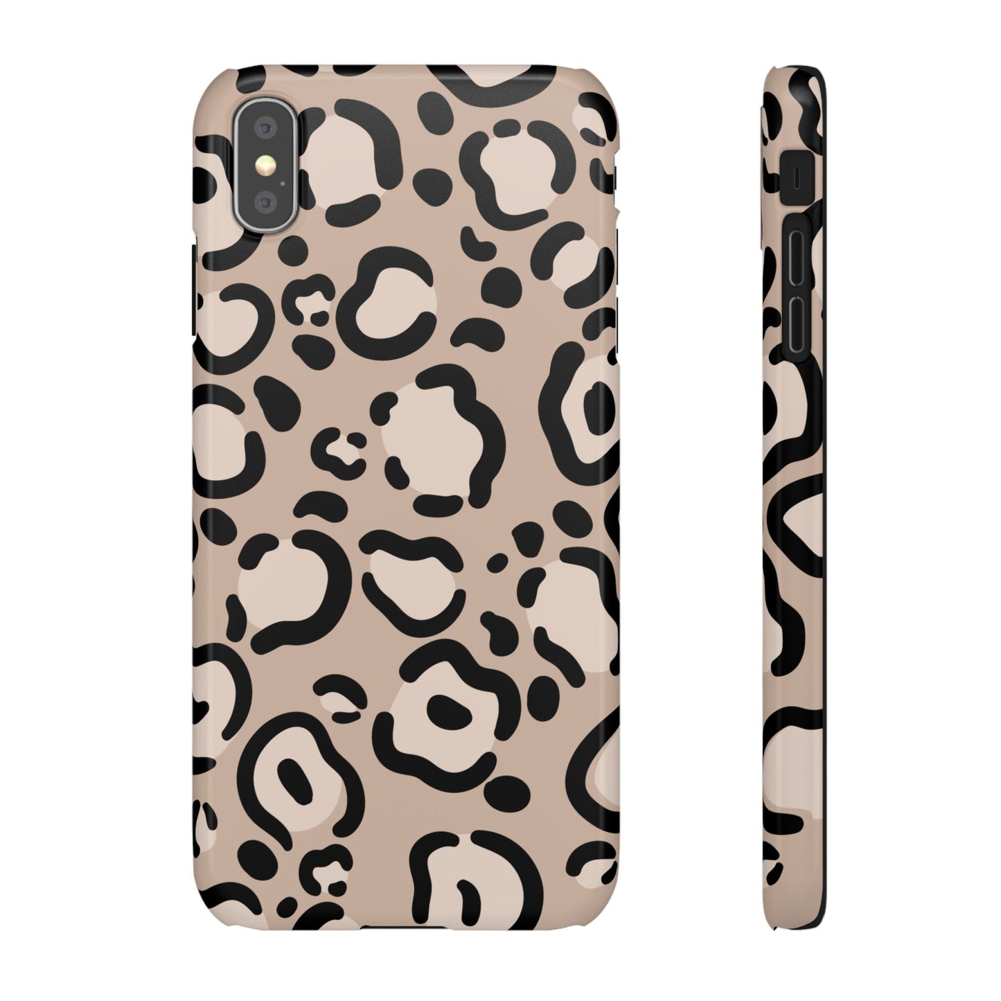 Leopard Print Slim Case — Phone Cover for Apple iPhone, Samsung Galaxy and Google Pixel.
