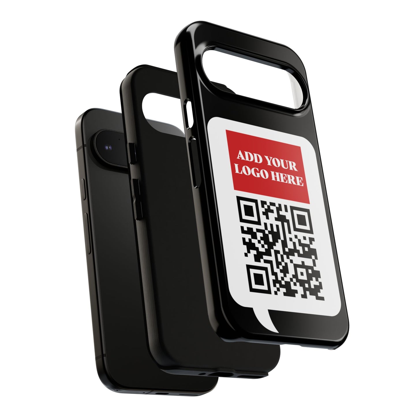 Custom QR Code and Logo Tough Phone Case — Contact Case