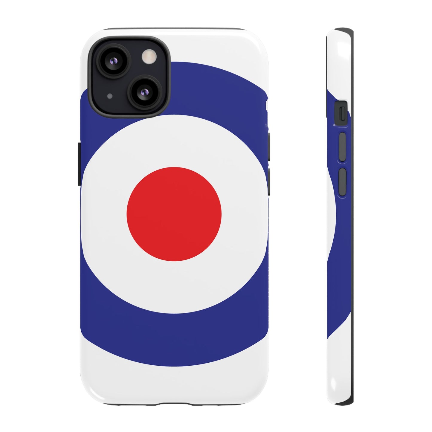 Retro Target Mod Roundel Tough Phone Case for Apple iPhone, Samsung Galaxy and Google Pixel.