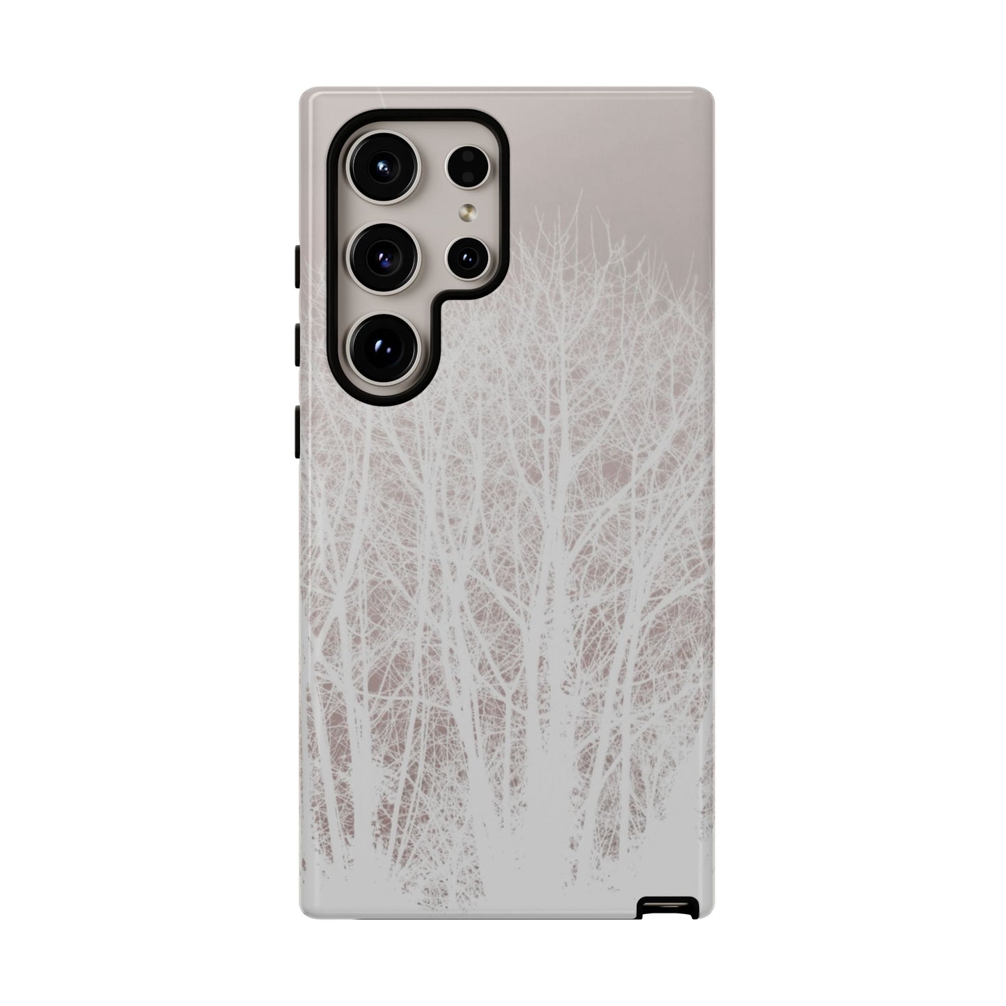 Copy of Night Forest Phone Case — Dark Tree Silhouette Protective Tough Case