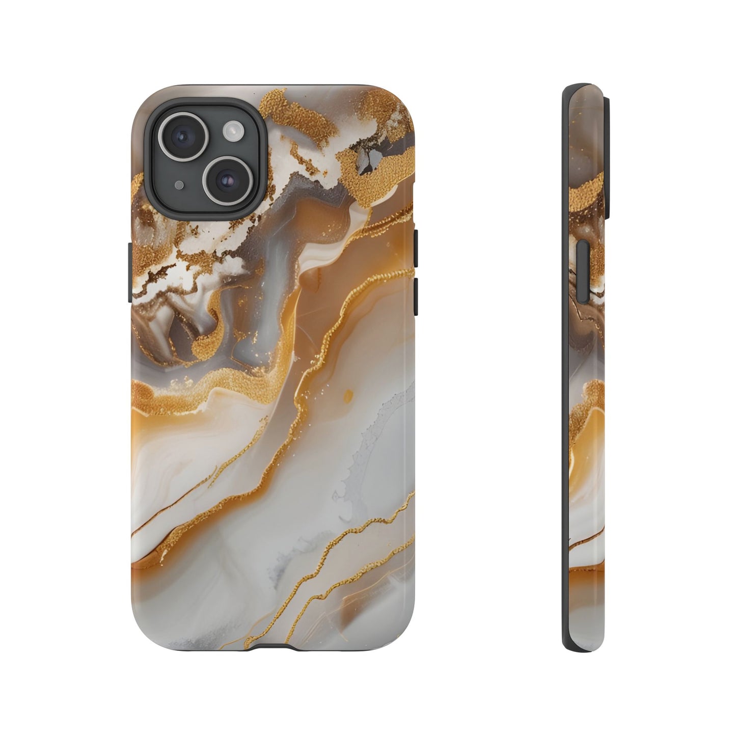 Gold Marble Tough Phone Case