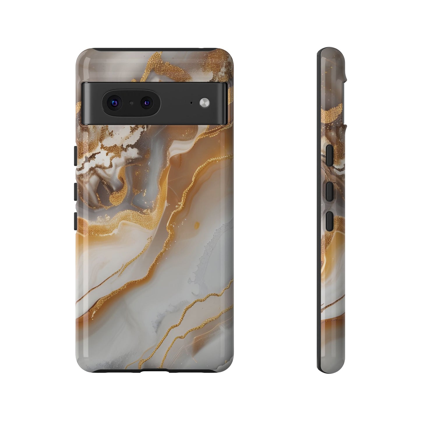 Gold Marble Tough Phone Case
