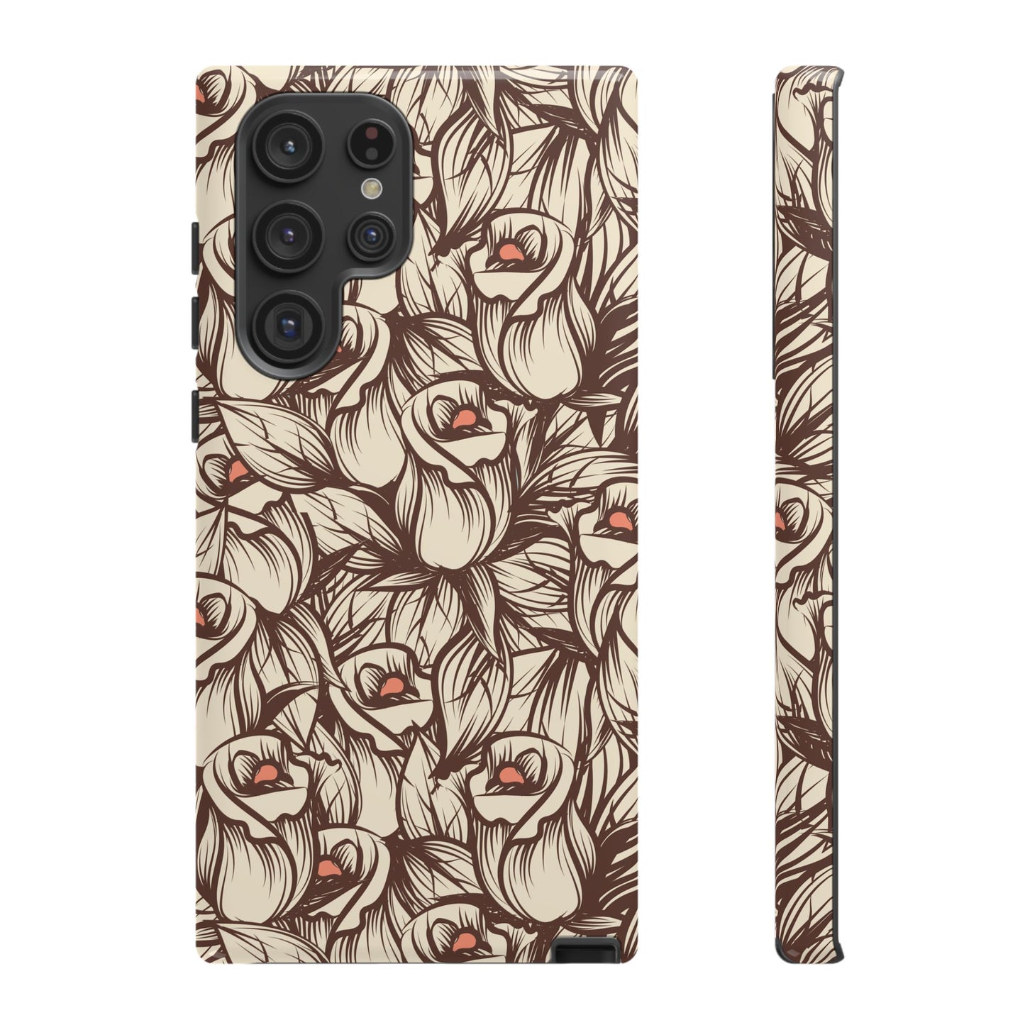 Botanical Pattern Floral Magnolia Tough Phone Case