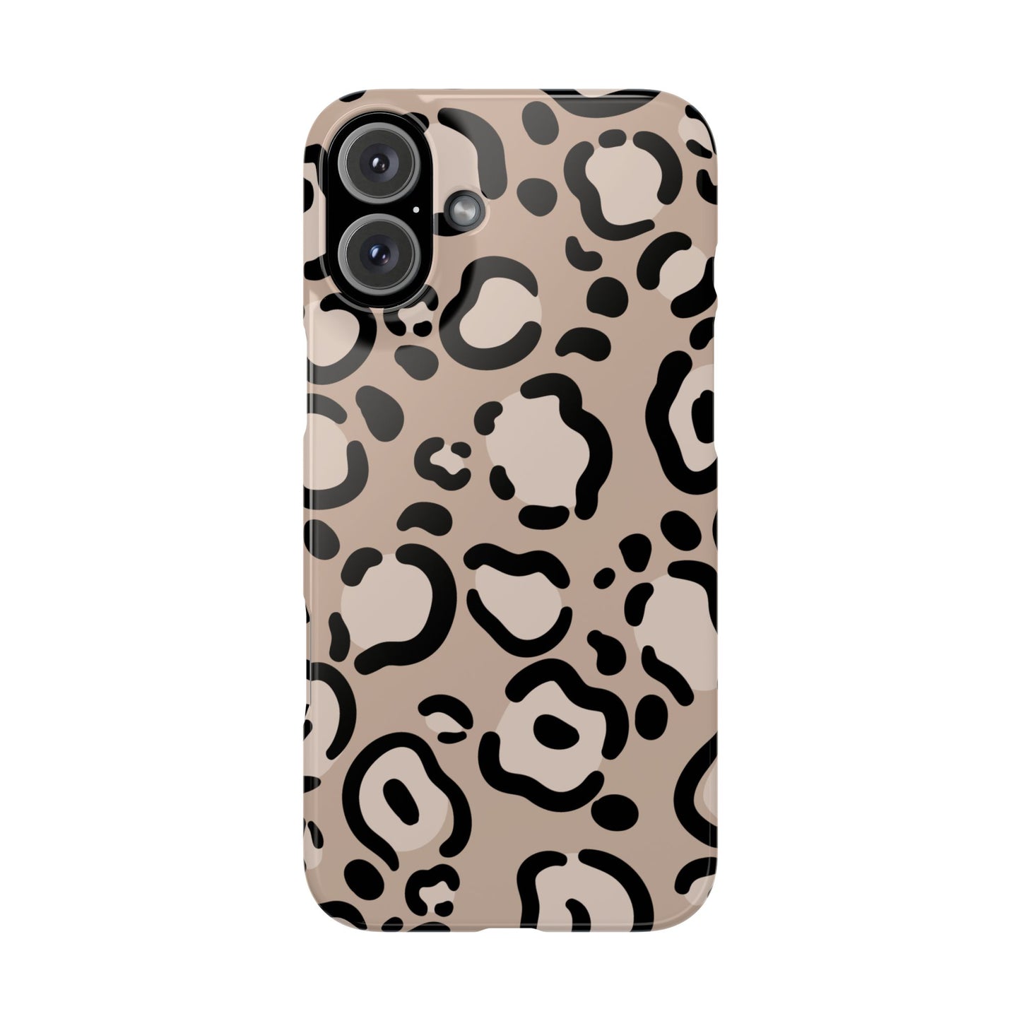 Leopard Print Slim Case — Phone Cover for Apple iPhone, Samsung Galaxy and Google Pixel.