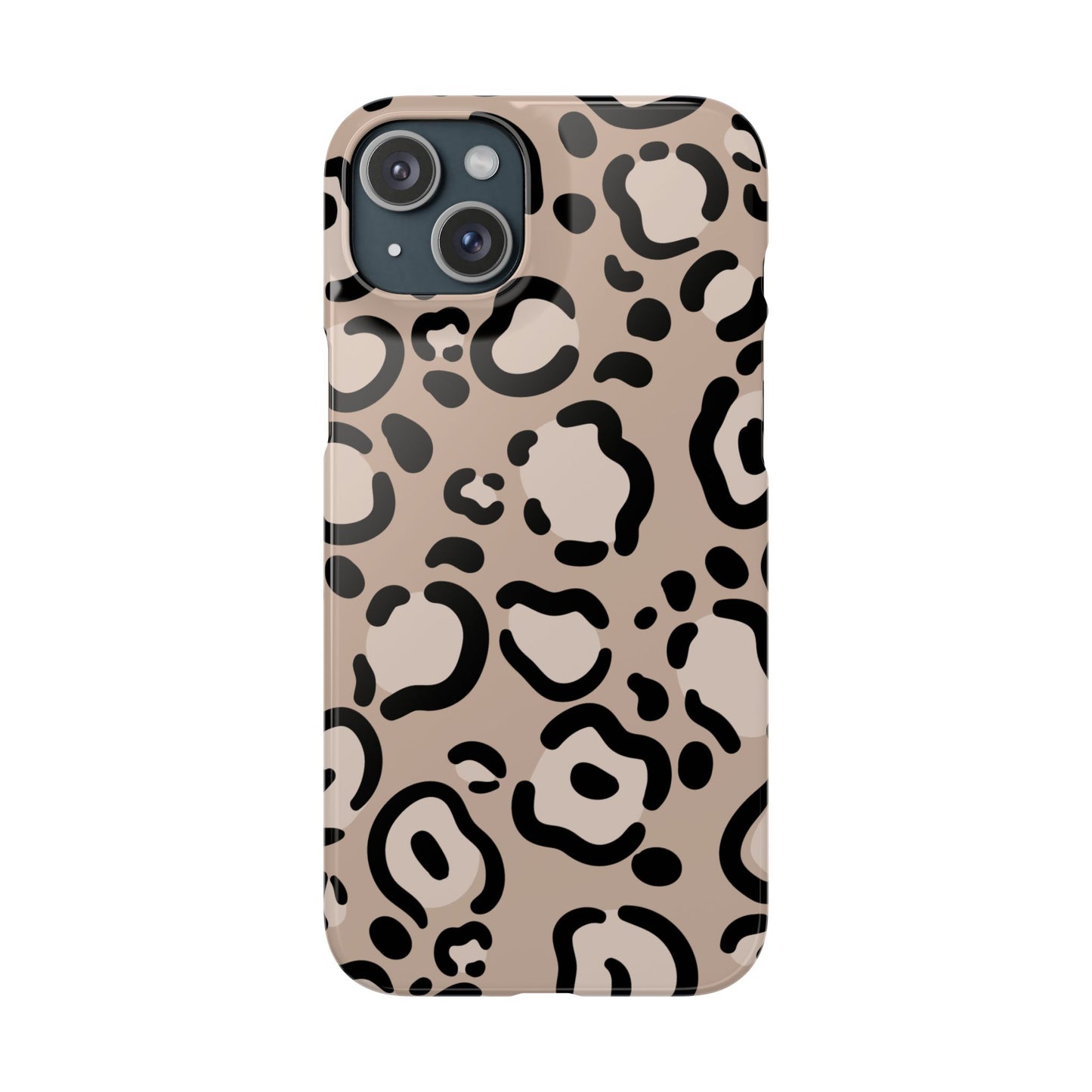 Leopard Print Slim Case — Phone Cover for Apple iPhone, Samsung Galaxy and Google Pixel.