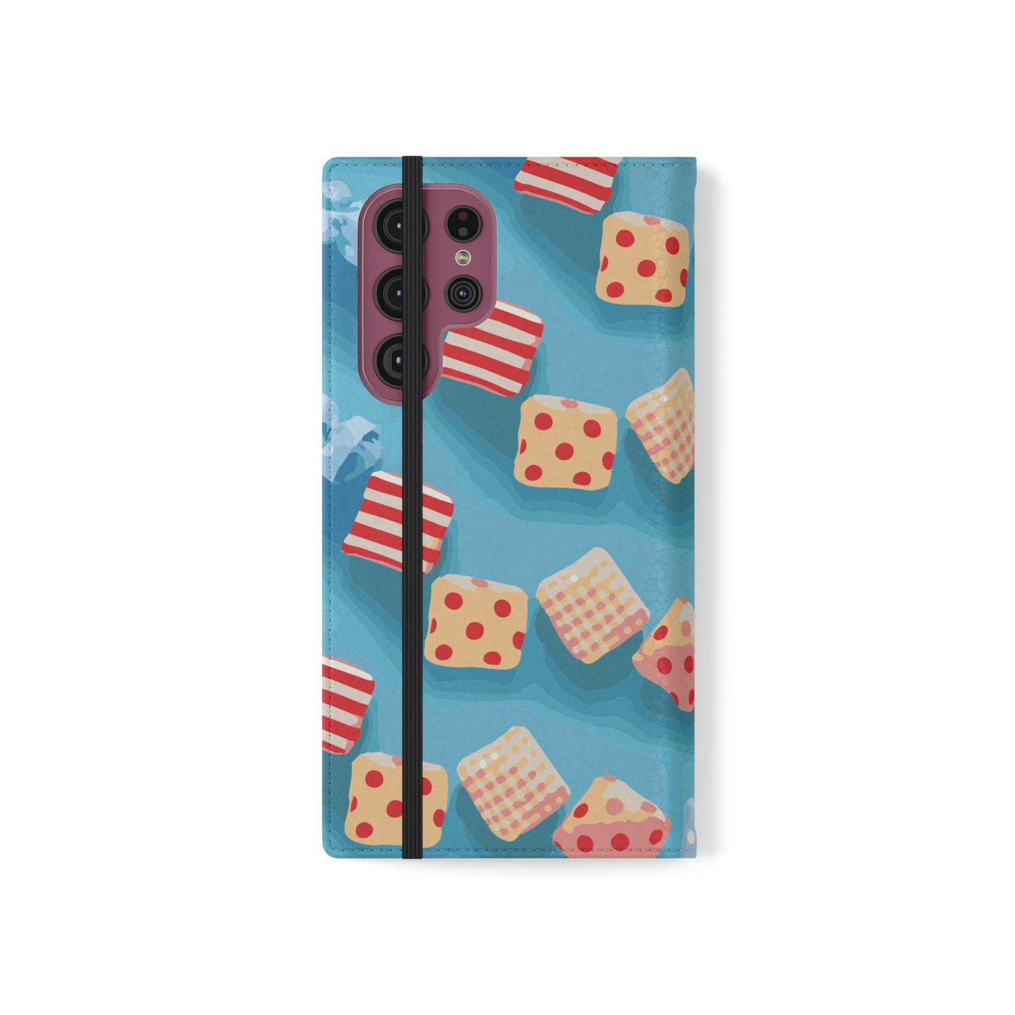 Fabric Candy Flip Phone Case — Candy Wallet Cover NOT EDIBLE CANDY