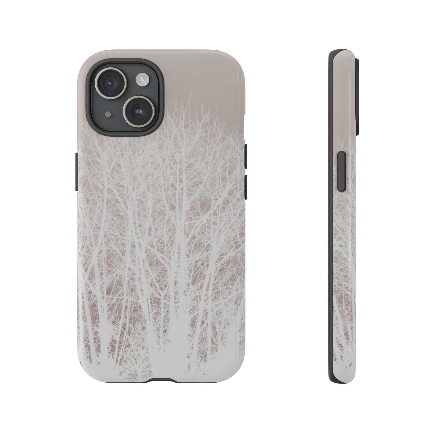 Copy of Night Forest Phone Case — Dark Tree Silhouette Protective Tough Case