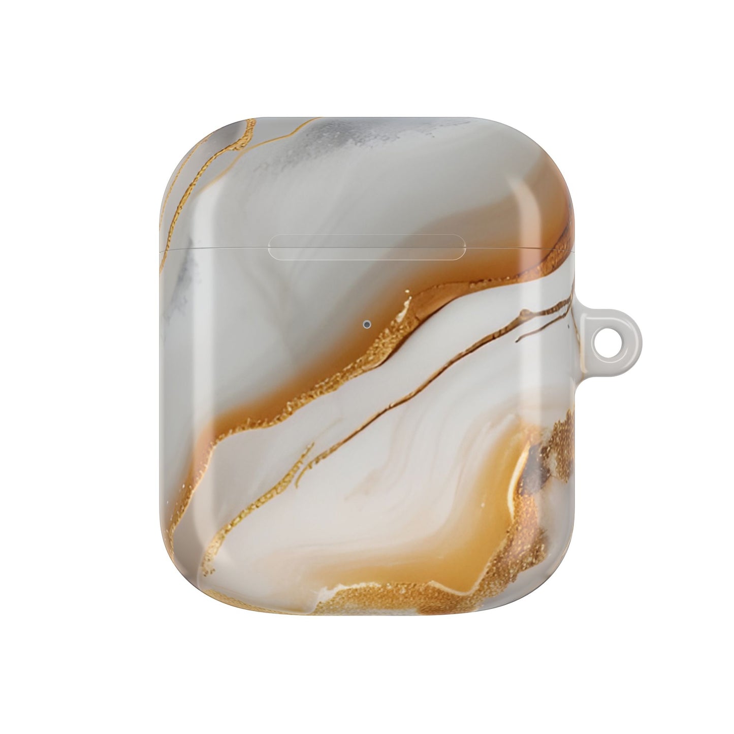 Marble and Gold AirPod Case — Protective Cover