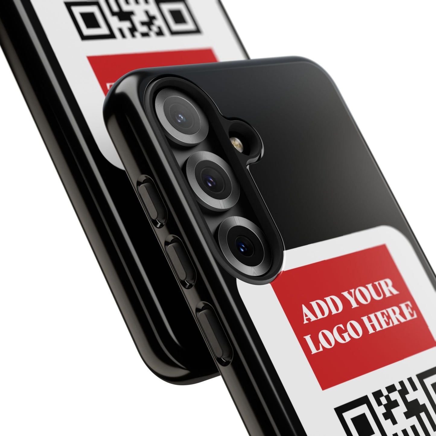 Custom QR Code and Logo Tough Phone Case — Contact Case