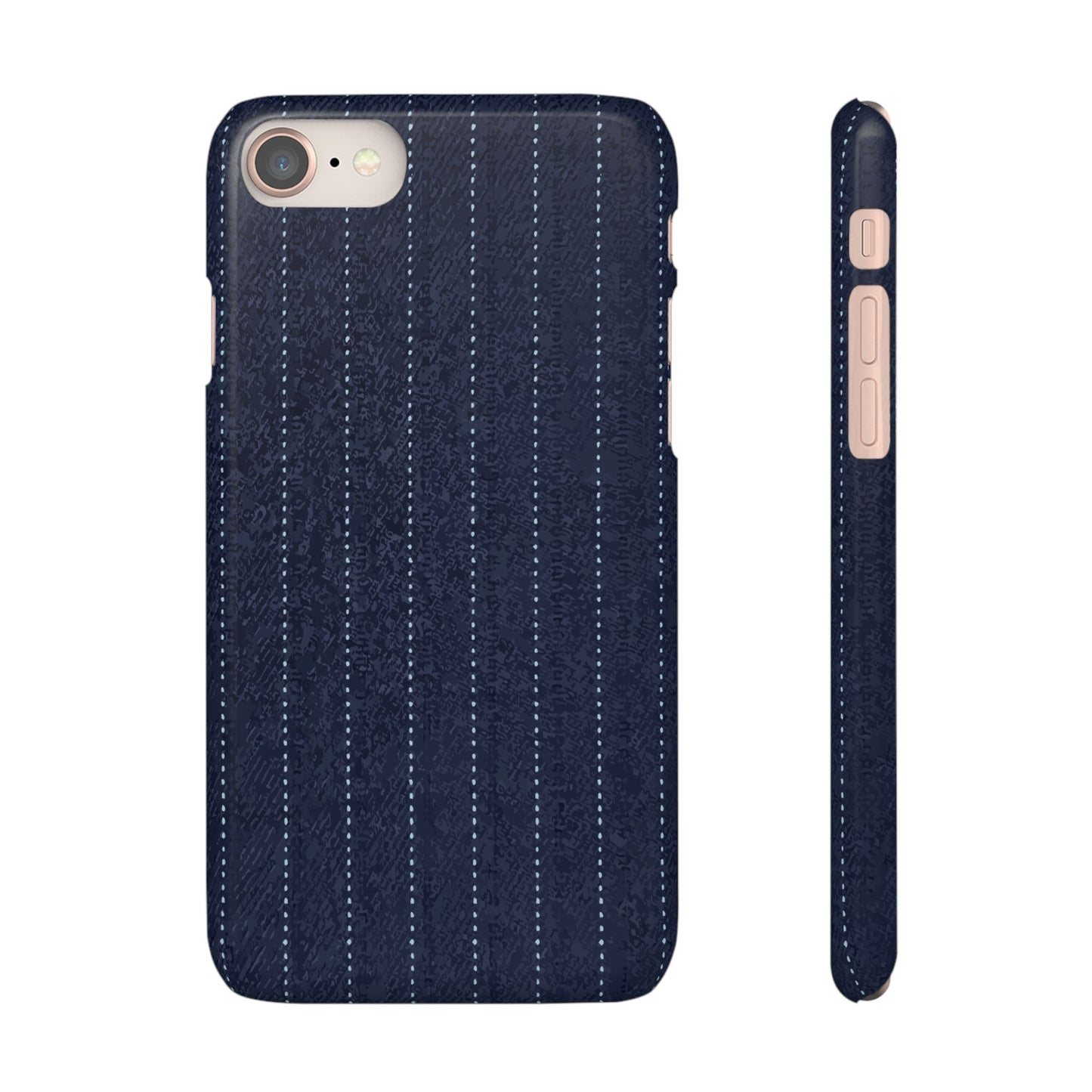 Pinstripe Snap Phone Case — Slim Protective iPhone Cover