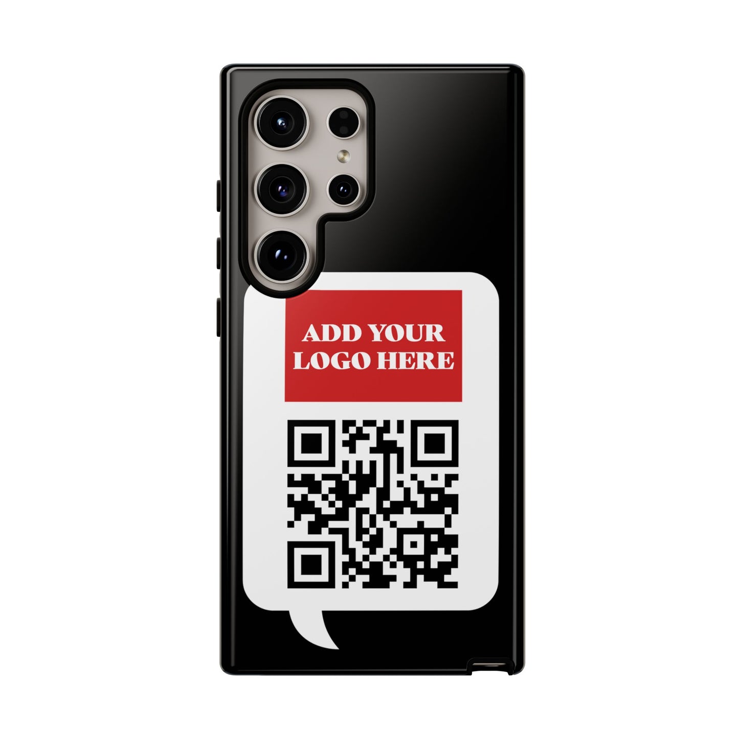 Custom QR Code and Logo Tough Phone Case — Contact Case