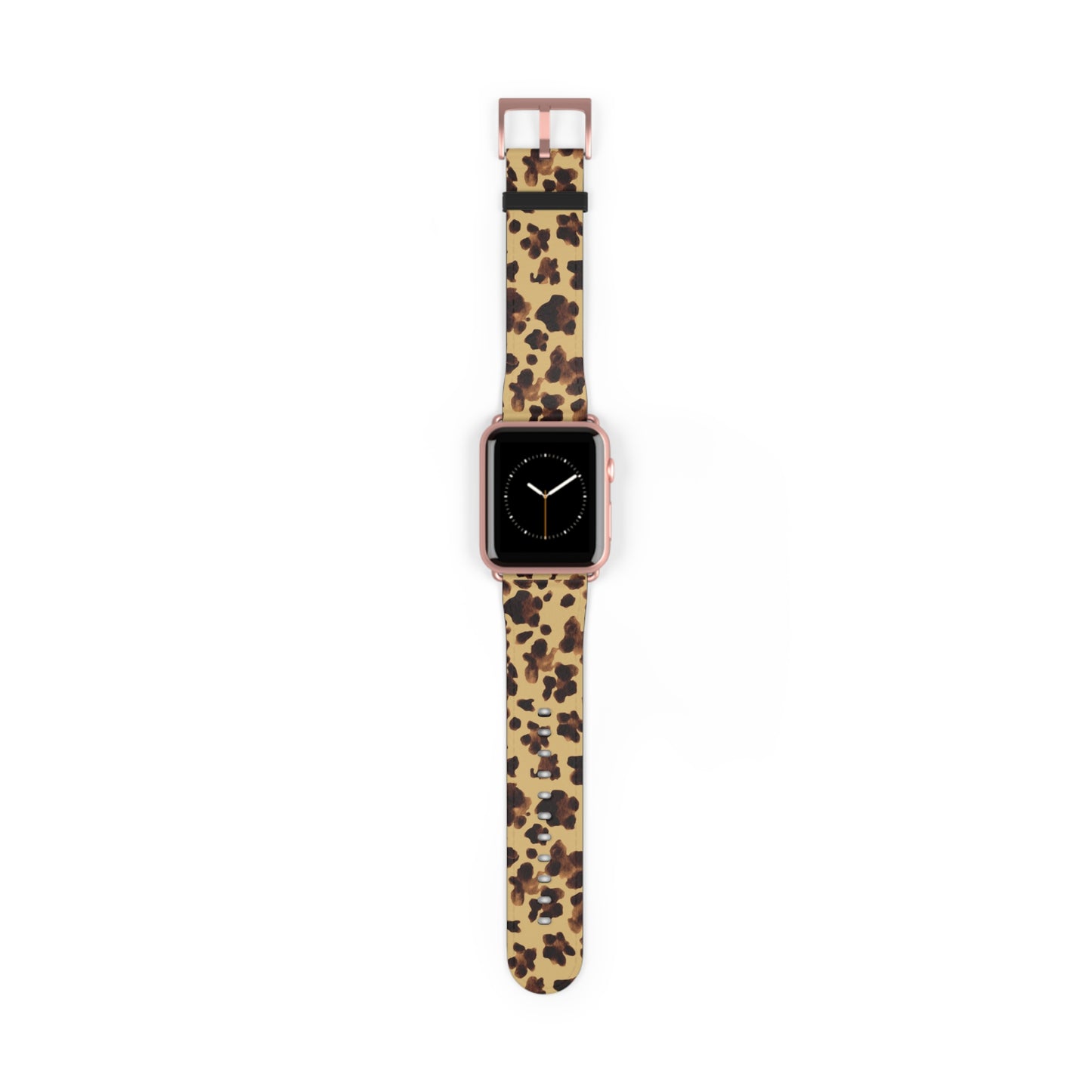 Leopard Print Watch Band — Stylish Animal-Print Replacement Strap