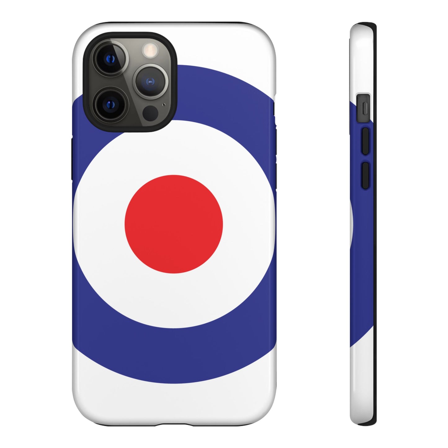 Retro Target Mod Roundel Tough Phone Case for Apple iPhone, Samsung Galaxy and Google Pixel.