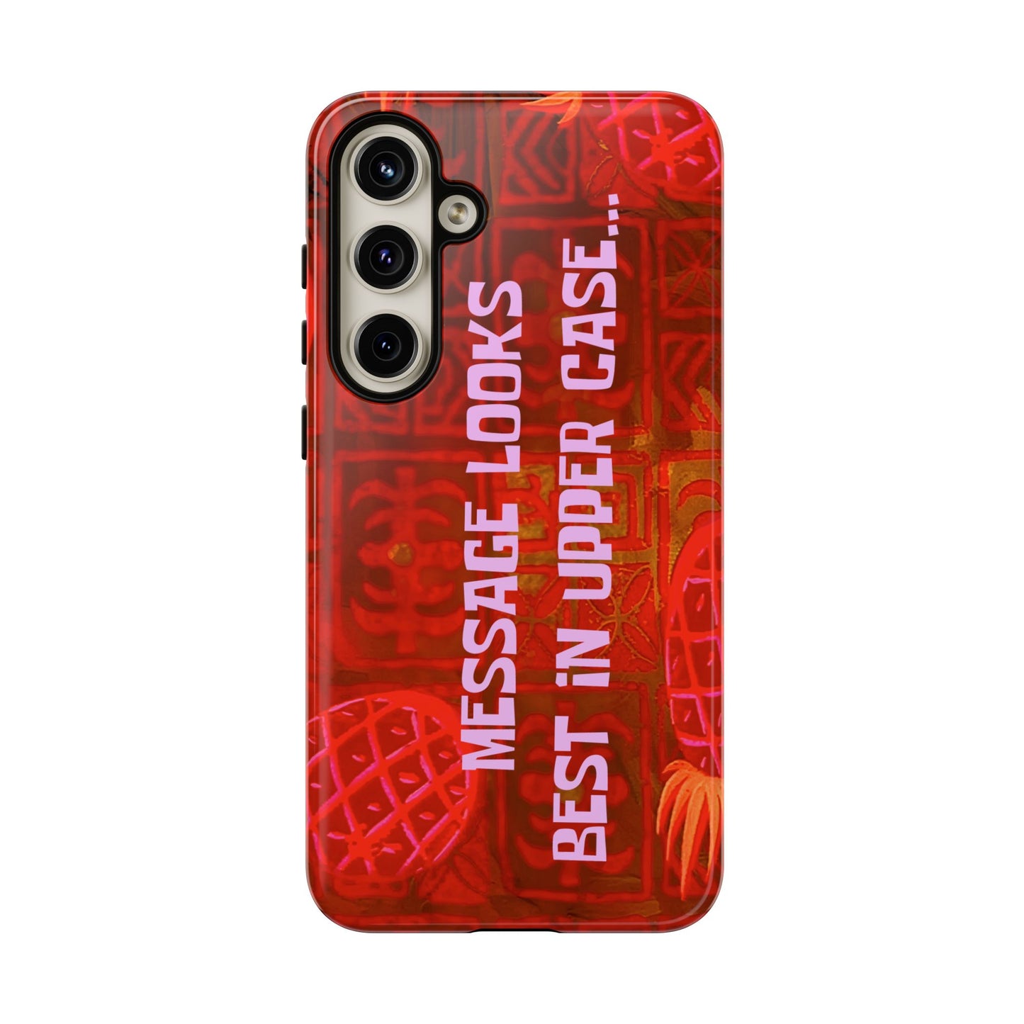 Personalised Tough Case for Apple iPhone, Samsung Galaxy and Google Pixel.