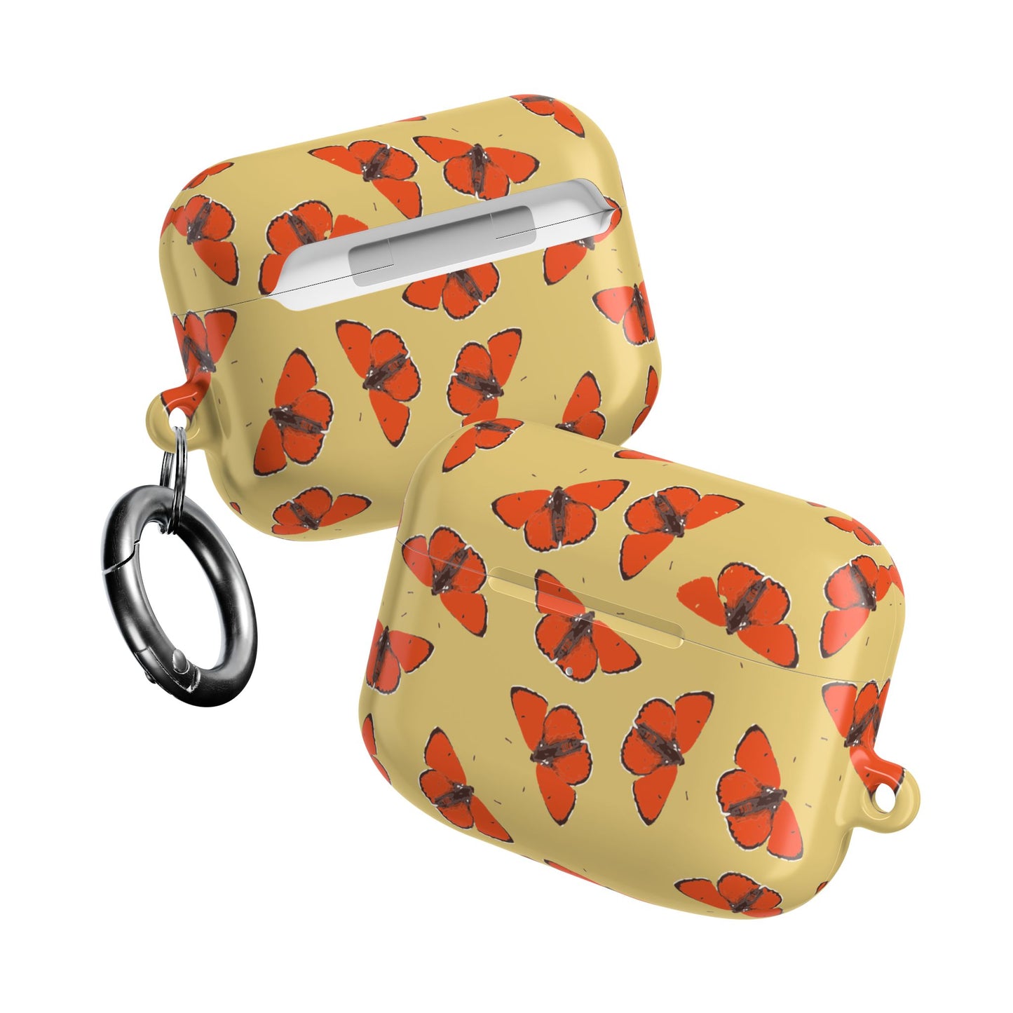 Red Butterfly AirPod Case — Protective Cover