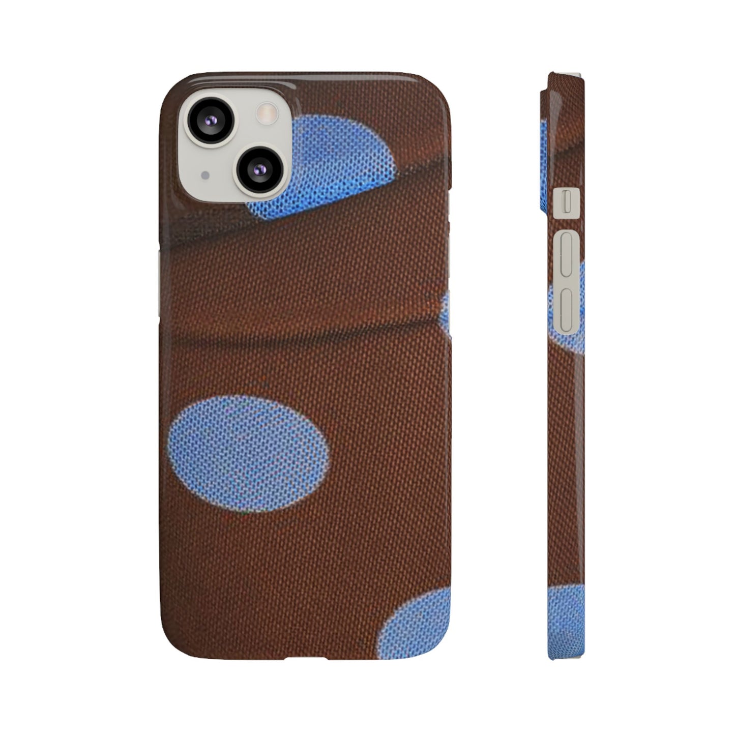 Polka Dot Snap Phone Case for Apple iPhone, Samsung Galaxy and Google Pixel.