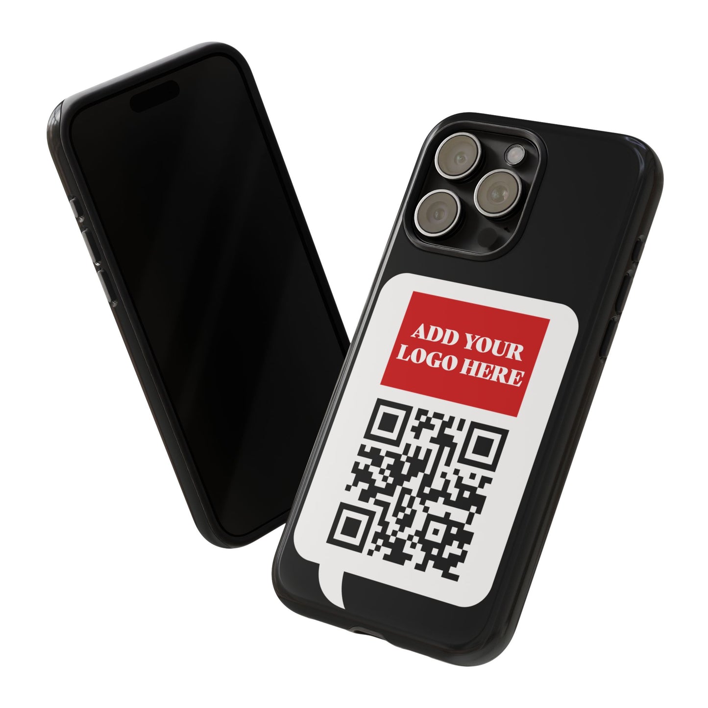 Custom QR Code and Logo Tough Phone Case — Contact Case