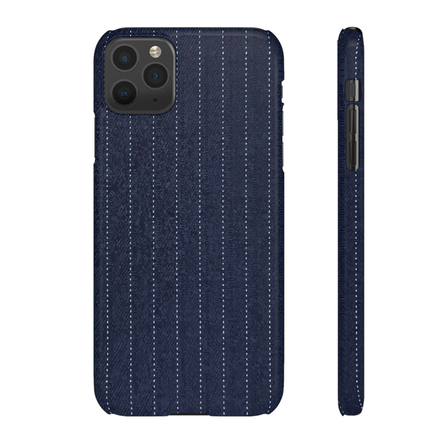 Pinstripe Snap Phone Case — Slim Protective iPhone Cover