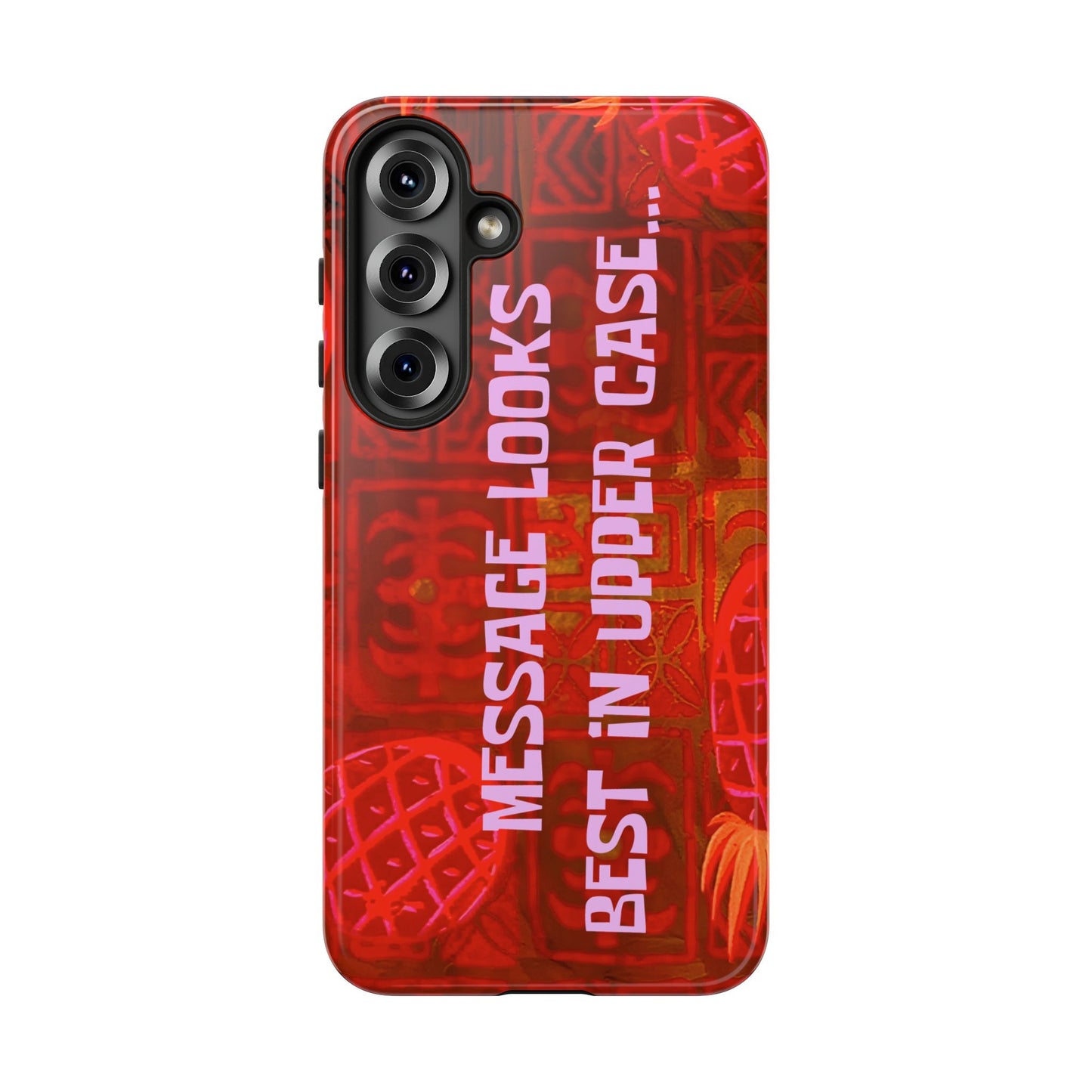 Personalised Tough Case for Apple iPhone, Samsung Galaxy and Google Pixel.