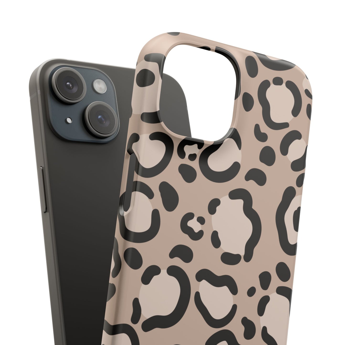 Leopard Print Slim Case — Phone Cover for Apple iPhone, Samsung Galaxy and Google Pixel.