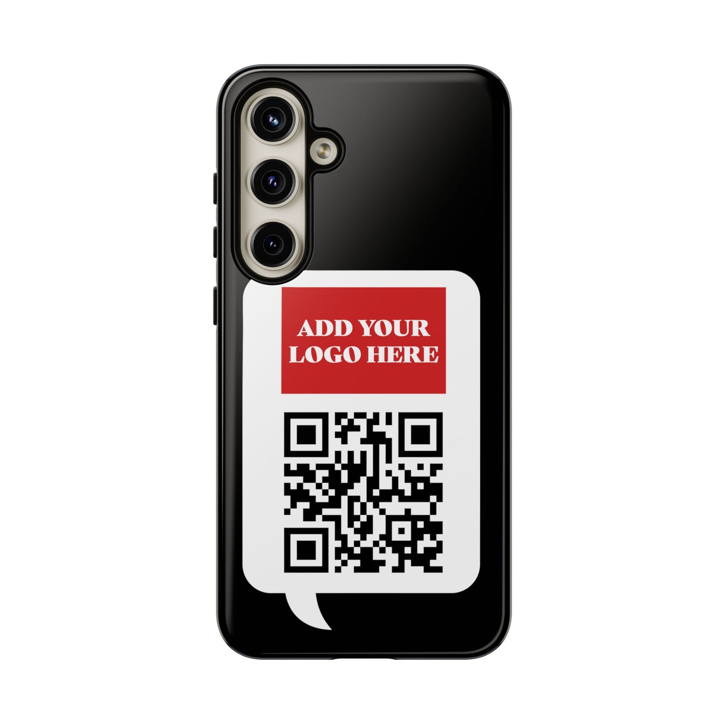 Custom QR Code and Logo Tough Phone Case — Contact Case