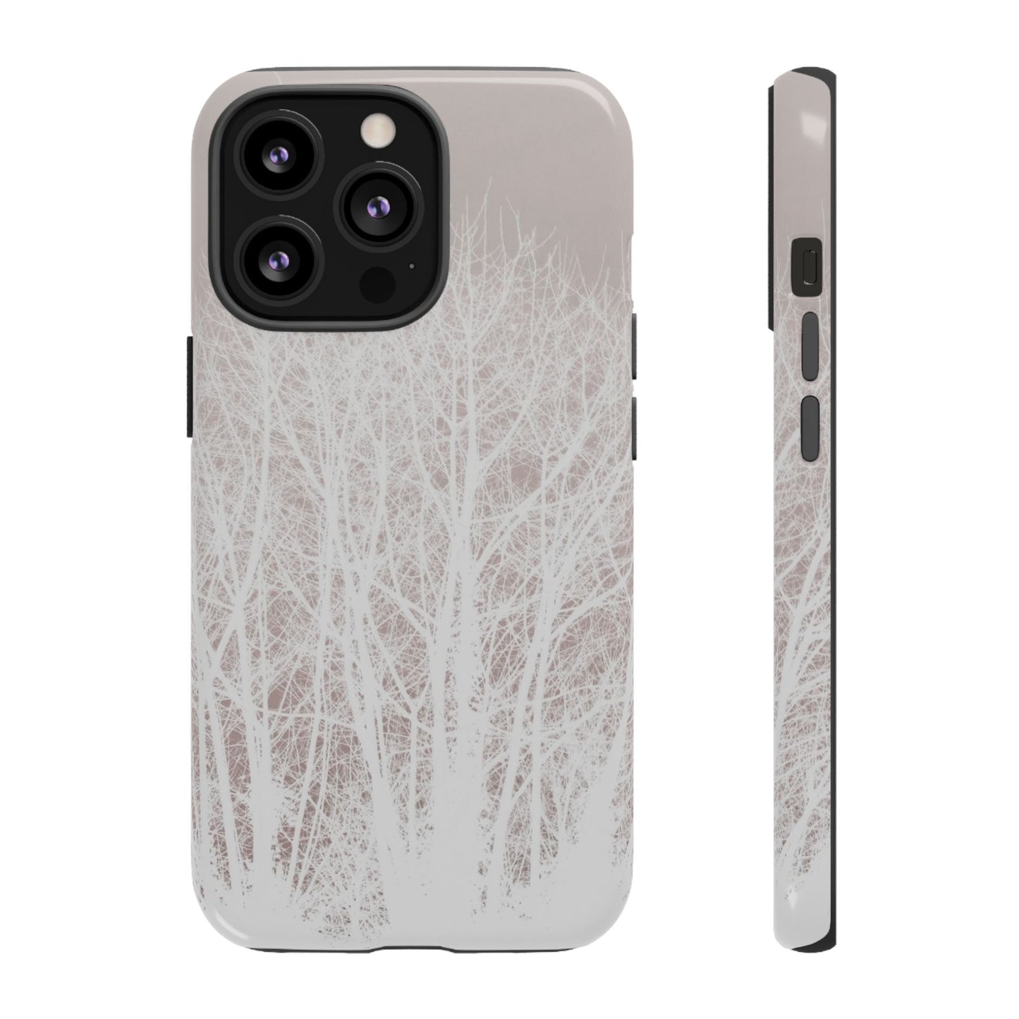Copy of Night Forest Phone Case — Dark Tree Silhouette Protective Tough Case