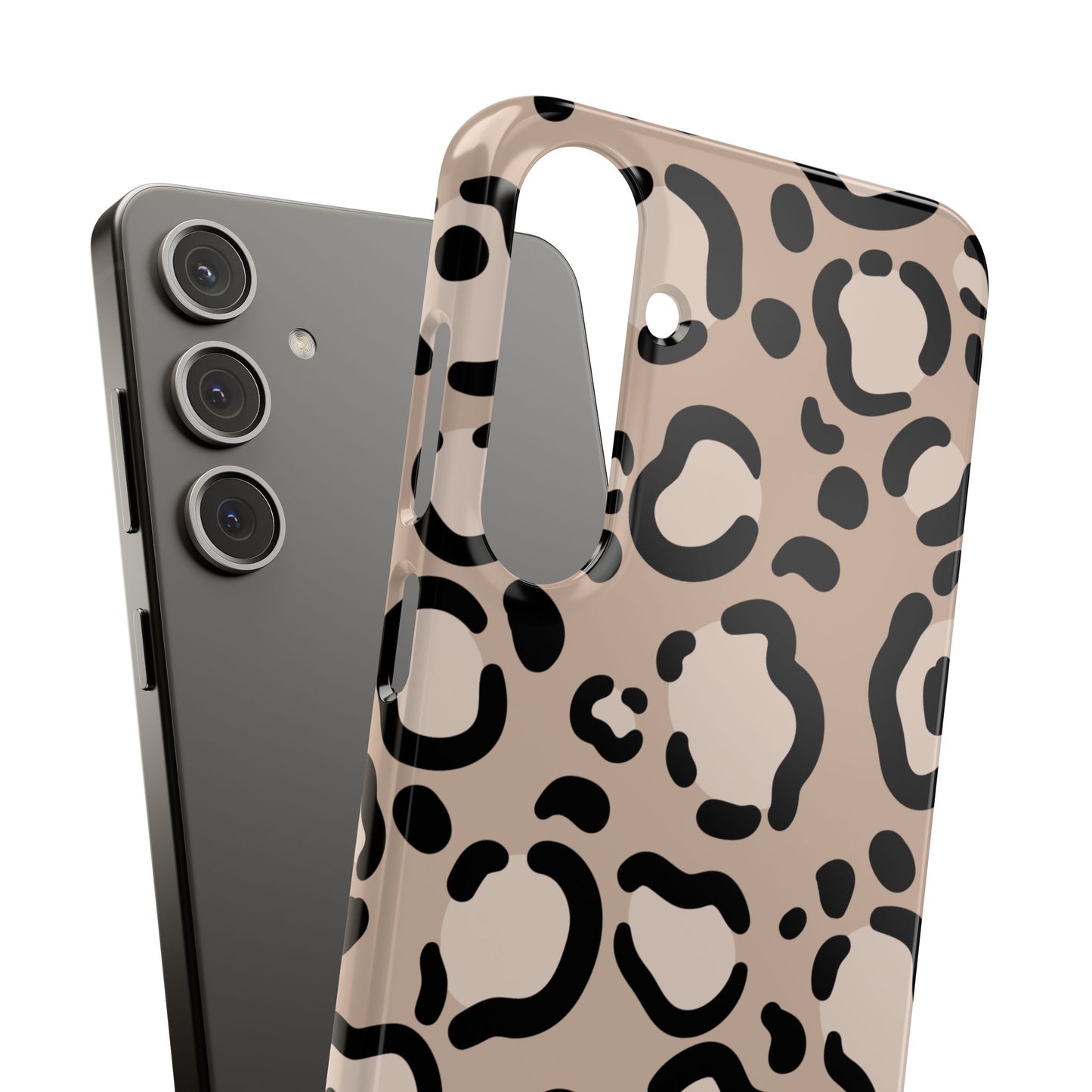 Leopard Print Slim Case — Phone Cover for Apple iPhone, Samsung Galaxy and Google Pixel.