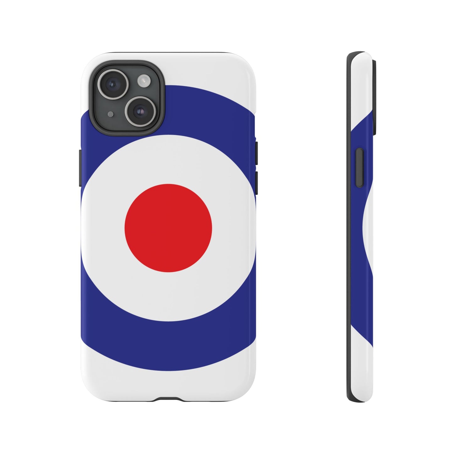 Retro Target Mod Roundel Tough Phone Case for Apple iPhone, Samsung Galaxy and Google Pixel.